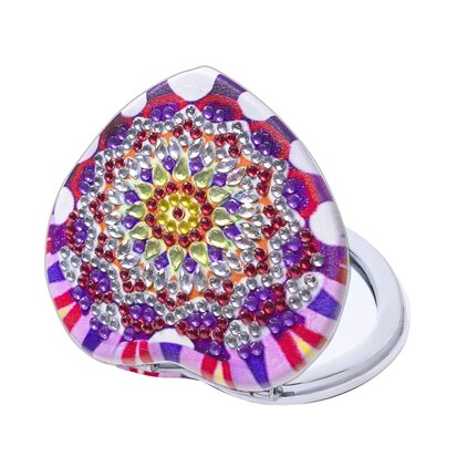 Diamond Painting Make-up zakspiegel 50 - Mandala