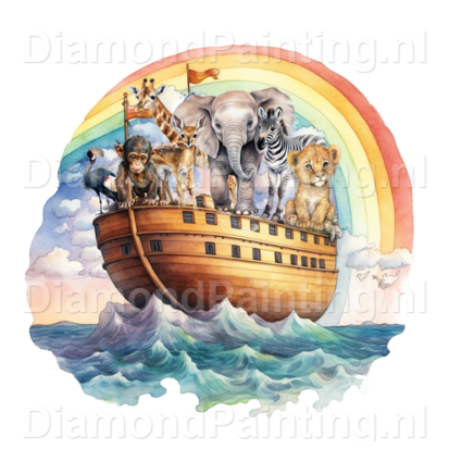 Diamond Painting Ark van Noach 04