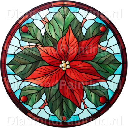 Diamond Painting Stained Glass Christmas Star 04